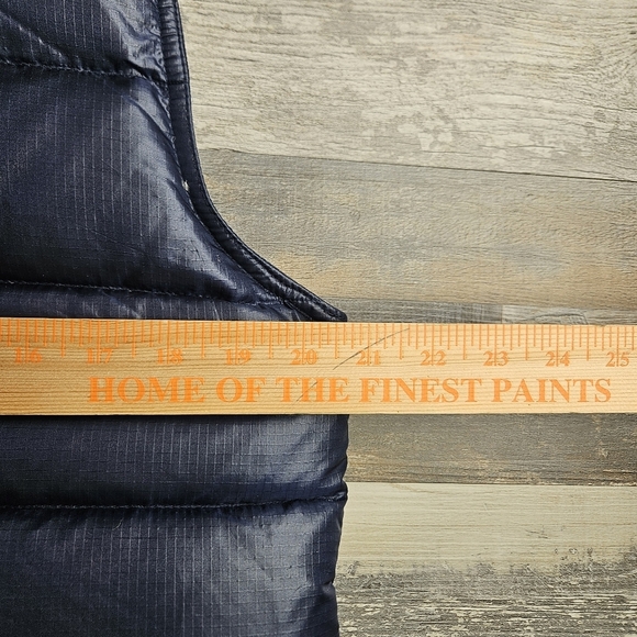 J. Crew Down Puffer Vest Women's Large Navy Blue - Picture 12 of 12